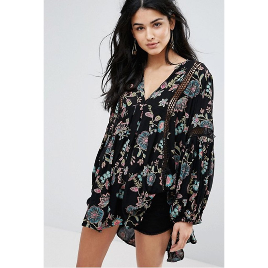 Free People Just The Two Of Us Tunic Dress Xs